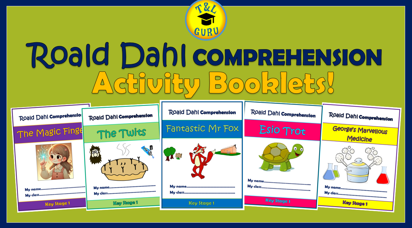 Roald Dahl KS1 Comprehension Activity Booklets Bundle!