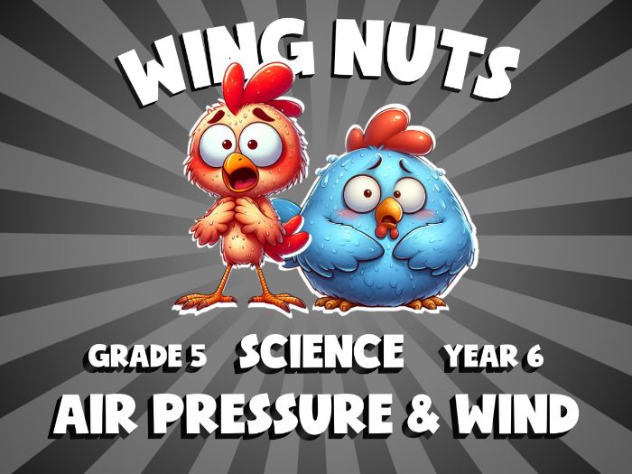 Air Pressure & Wind WING NUTS Science Game | No-Prep Year 6 Review Activity