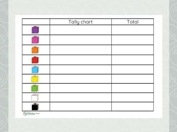 Tally Chart Multilink Cubes