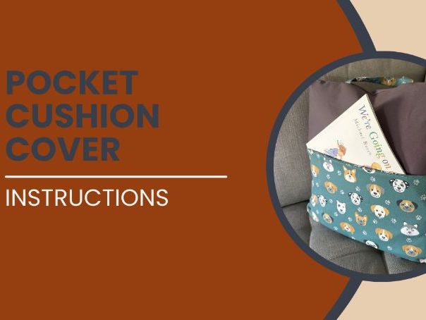 Reading/TV Pocket Cushion Cover