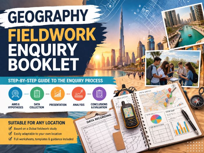 Edexcel IAL Geography- Paper 2- Urban Fieldwork Powerpoint and Data Collection Booklet