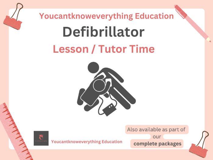 Defibrillators PSHE Lesson