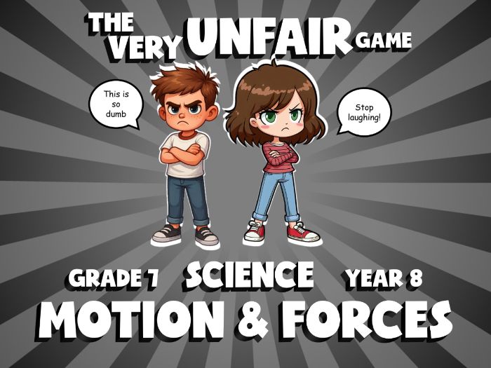 Motion & Forces VERY UNFAIR GAME | No-Prep Year 8 Science Review Activity
