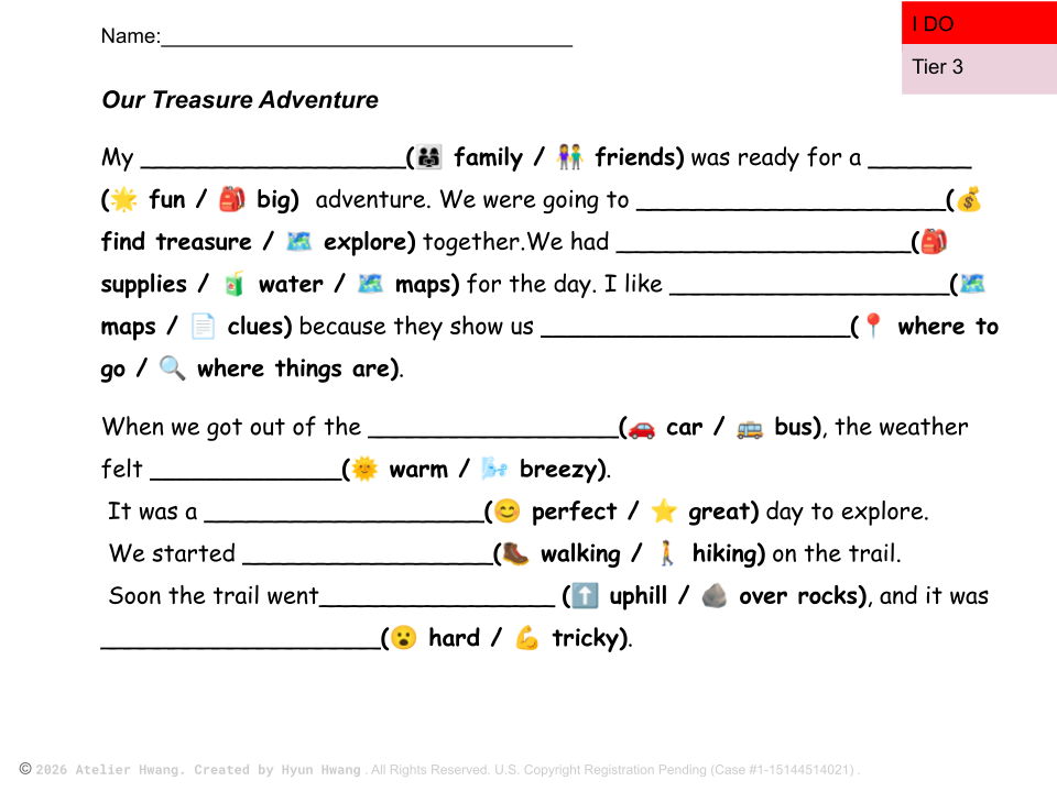 Grade 2 Writing: Module 7 - Narrative Writing: The Quest for Hidden Treasure