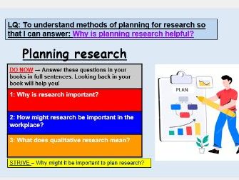 Planning research