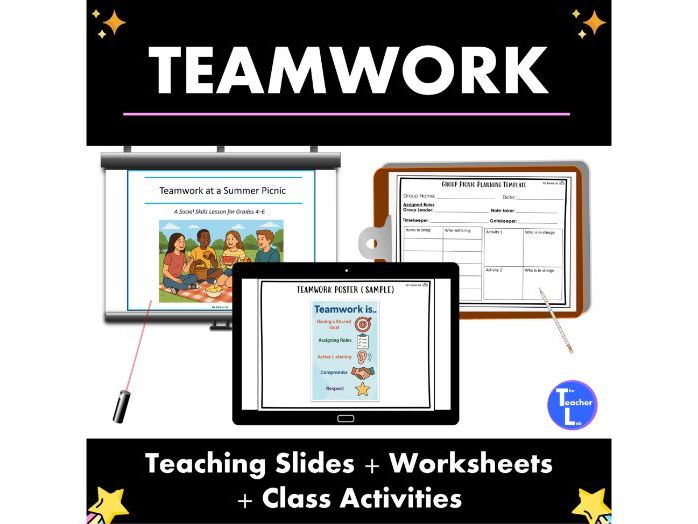 Teamwork Summer School Social Skill Lesson Activities Year 4, 5, 6
