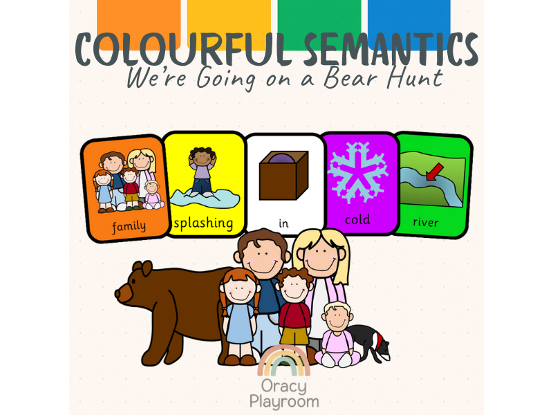 Colourful Semantics: We're Going on a Bear Hunt