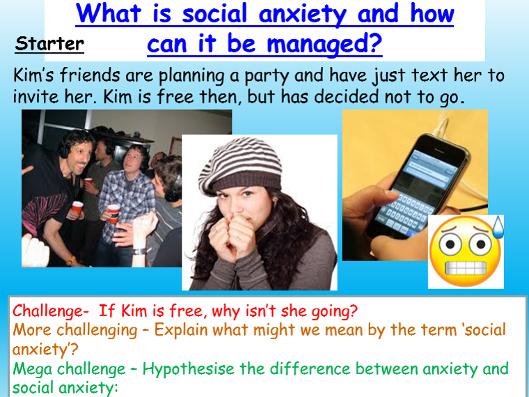 Mental Health - Social Anxiety