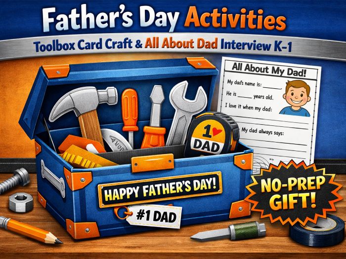 Father's Day Toolbox Craft & Activities