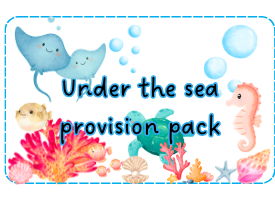 Under the Sea Provision Bundle
