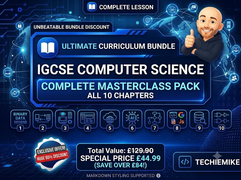 Complete Computer Science Curriculum Bundle – Chapters 1-10