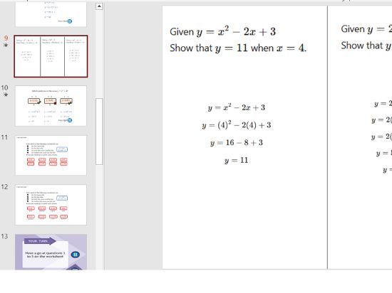 Form a pair of linear simultaneous equations from given information