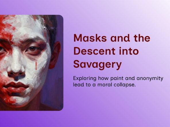 Lord of the Flies – Lesson 8: Anonymity, Masks & the Descent into Savagery
