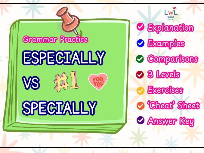 Especially vs Specially | Grammar Worksheets | Rules, Examples & Practice