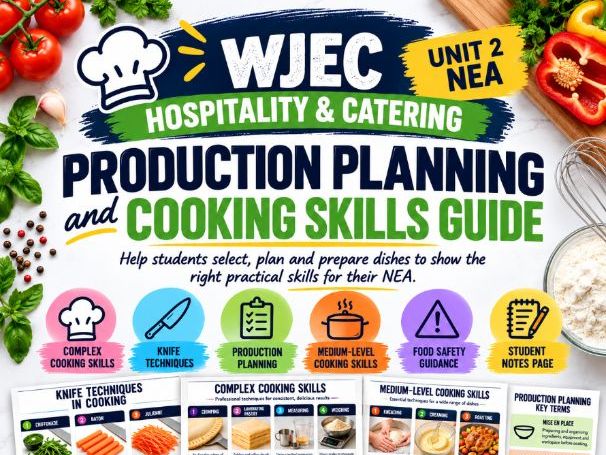 WJEC Hospitality & Catering NEA Skills Guide
