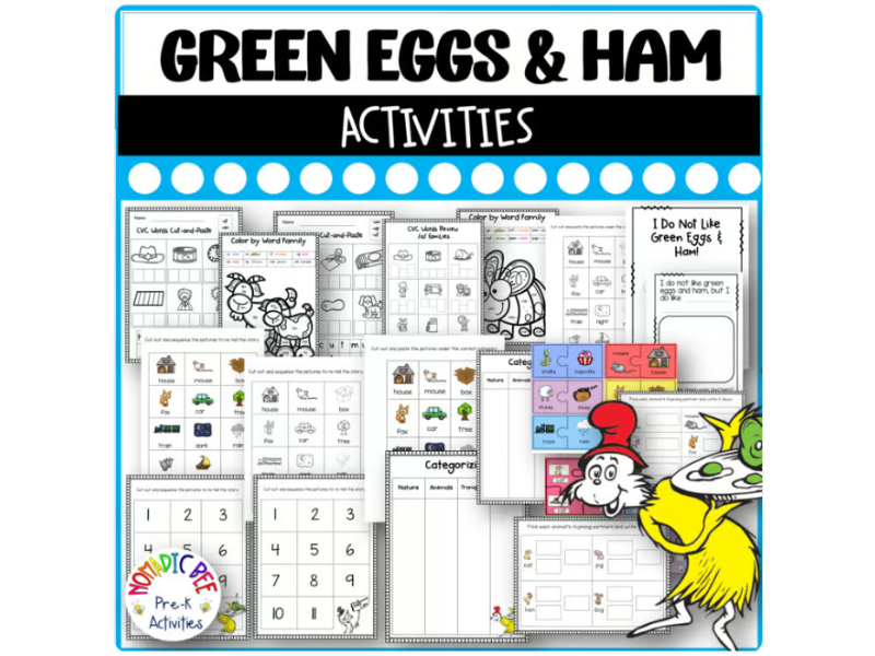 Green Eggs & Ham Activities