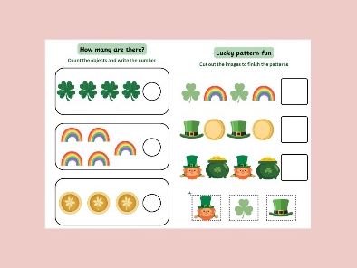 St Patrick’s Day Activities – EYFS | Maths, Phonics & Fine Motor Pack