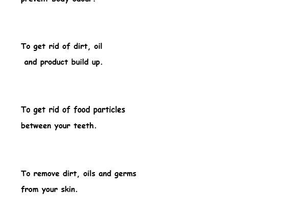 Hygiene Pictures to Description Matching