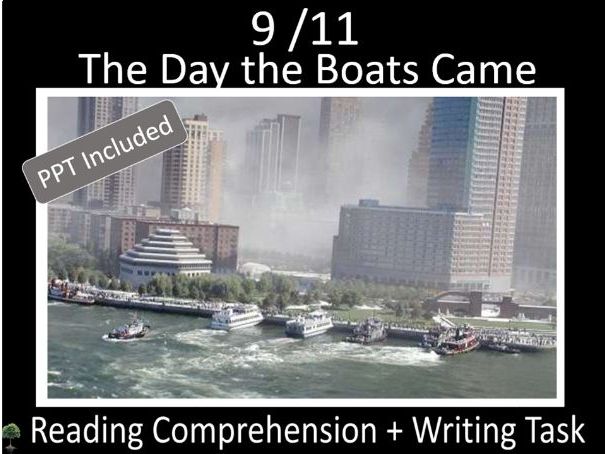 9/11: The Day the Boats Came | Reading Comprehension + Writing Task