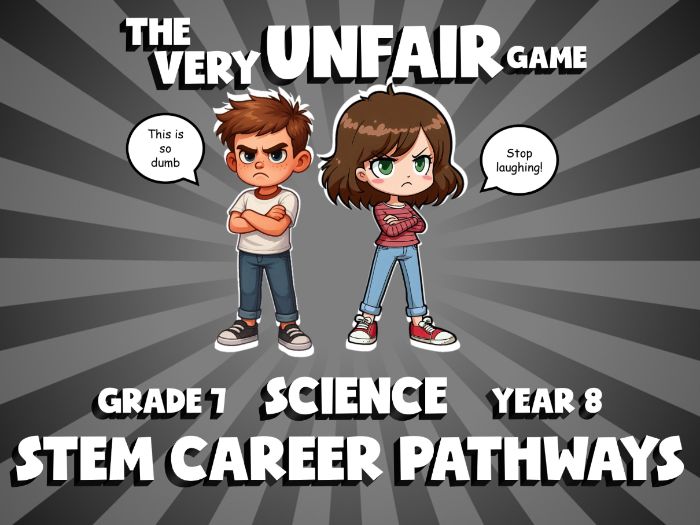 STEM Career Pathways VERY UNFAIR GAME | No-Prep Year 8 Science Review Activity