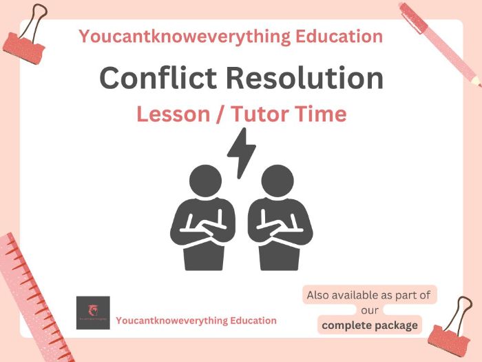 Conflict Resolution Tutor Time