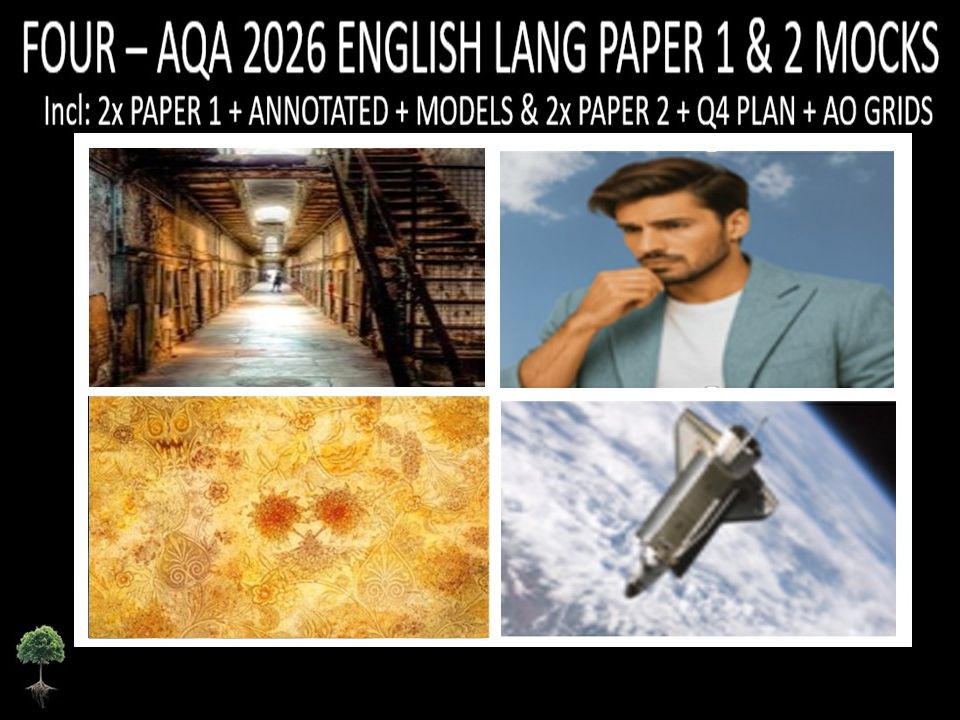 FOUR - AQA PAPER 1 & 2 | 2026 FULL MOCKS | ANNOTATED | Q4 PLAN | AO GRIDS | MODELS