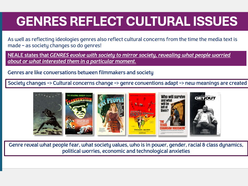 Media Studies - Media Language : GENRE [S. Neale]