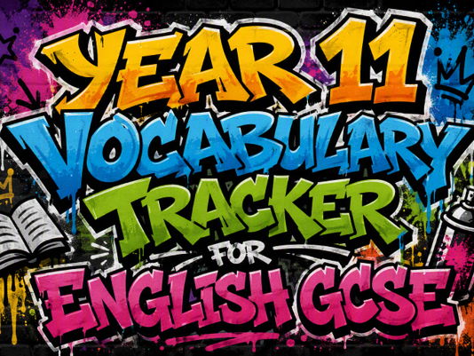 GCSE English Language and Literature multi-use vocabulary booklet