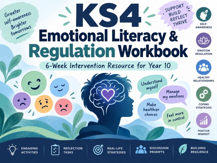 Emotional Literacy + Regulation Workbook
