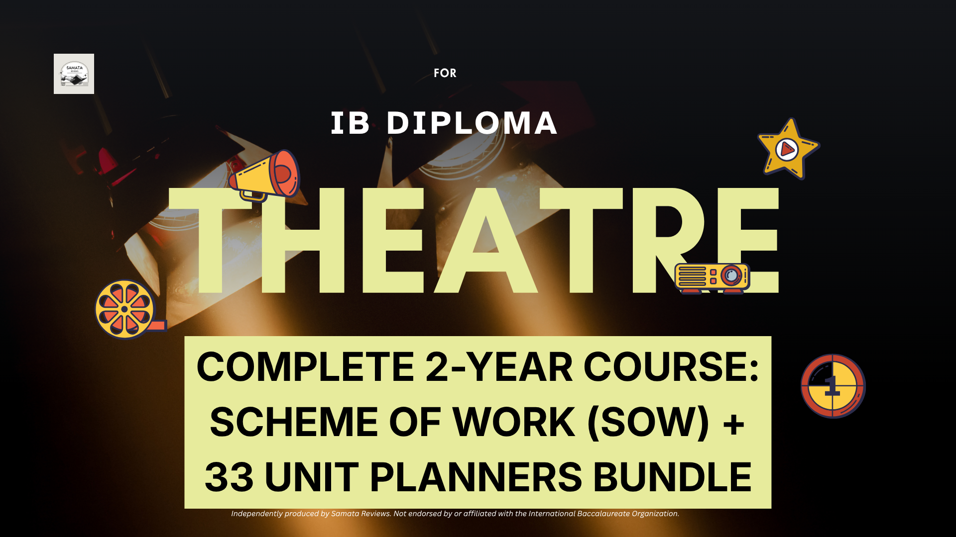 IB DP Theatre — Complete 2-Year Course Package: 33 Unit Planners Bundle + Scheme of Work | 2026–2028 | SL & HL
