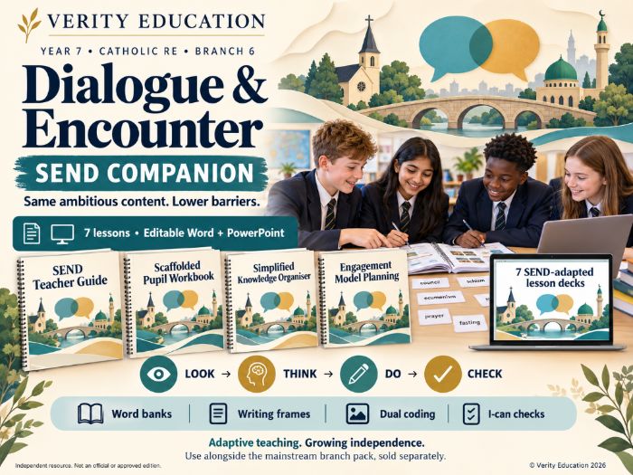 Catholic RE SEND | Y7 B6 Dialogue & Encounter | RED Adaptive + EHC