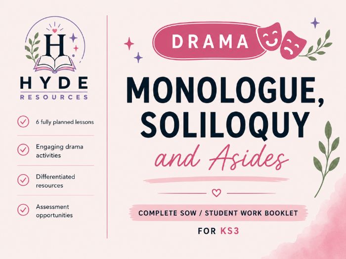 Monologue, Soliloquy and Asides SOW
