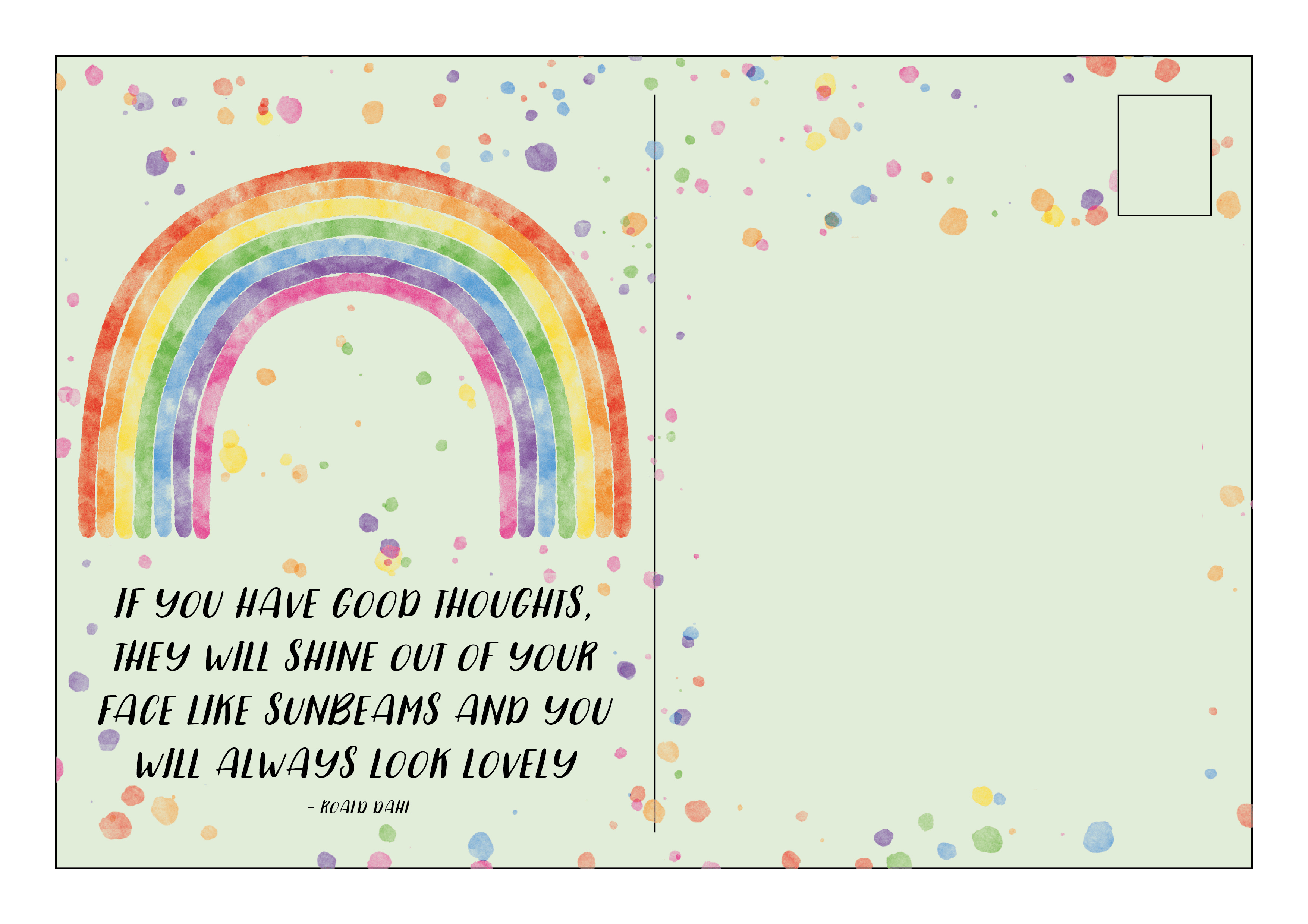 Rainbow Postcard KS1 & KS2 Teaching Resources