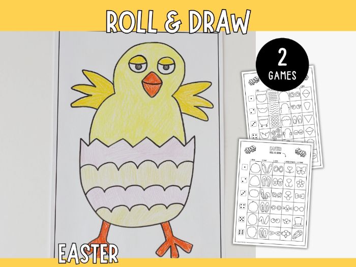 Roll & Draw - Easter