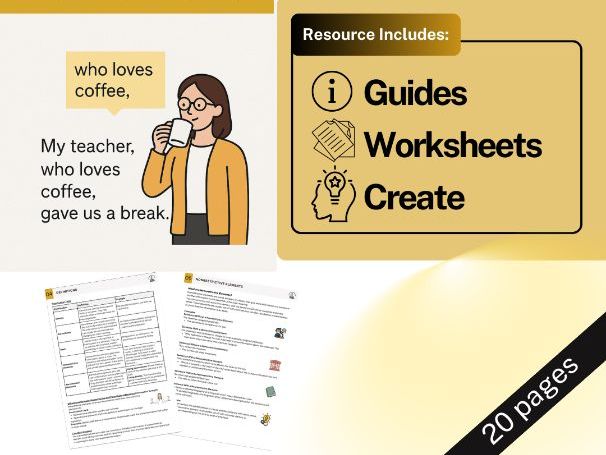 Nonrestrictive & Parenthetical Elements - Worksheets, Games, Activities