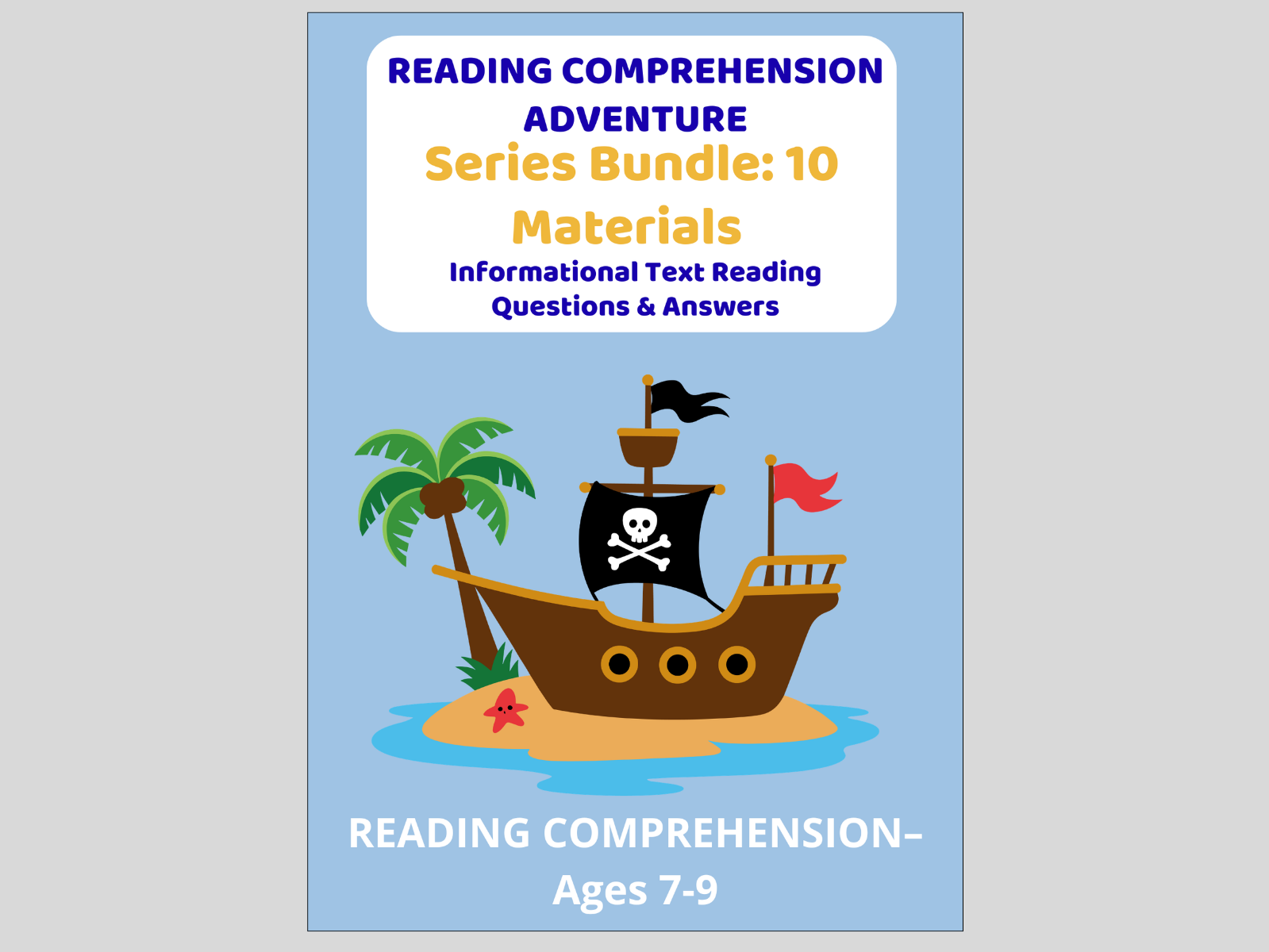 Reading Comprehension Adventure - Series Bundle with 10 Materials Informational Text
