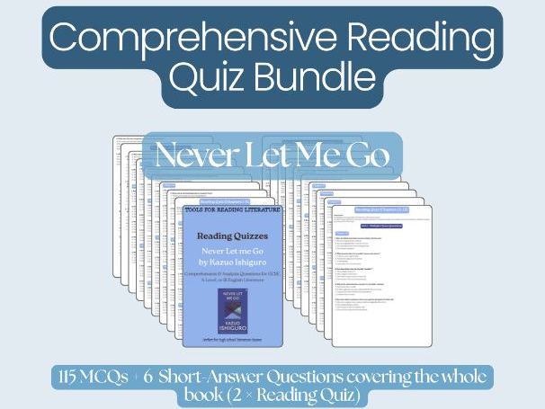 Never Let Me Go Reading Quizzes – The Whole Novel | GCSE & A-Level English