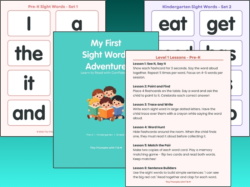 My First Sight Words Adventure | Learn to Read with Confidence!
