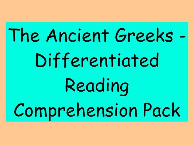 The Ancient Greeks – Differentiated Reading Comprehension Pack (LKS2)