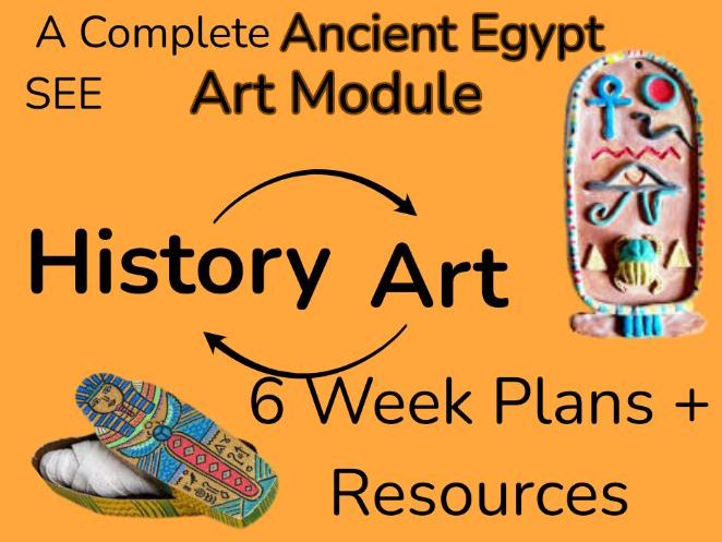 Ancient Egypt Integrated Art Design Lesson Pack Crosss Curricular History Resource Kit Year 5 6