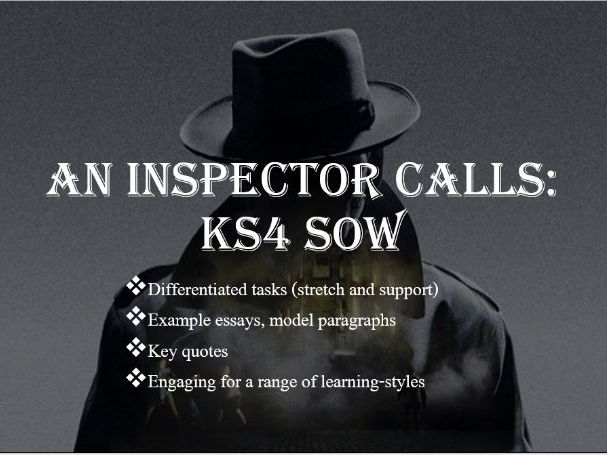 An Inspector Calls KS4 Scheme of Work