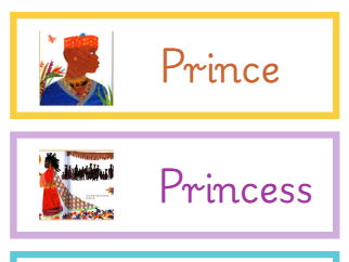Princess and the Pea Key words