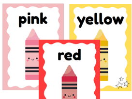 Colour Word Display Posters | EYFS Classroom Display | Colour Recognition | PDF