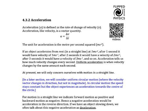 Acceleration