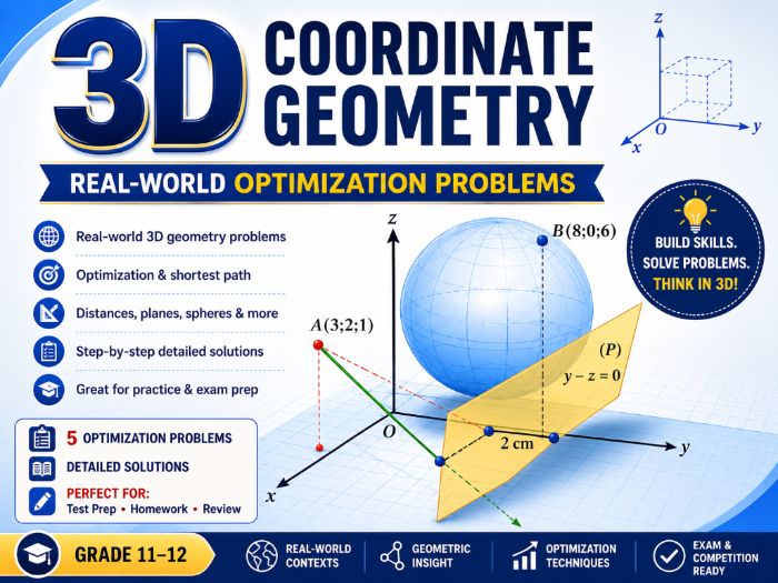 3D Coordinate Geometry Optimization