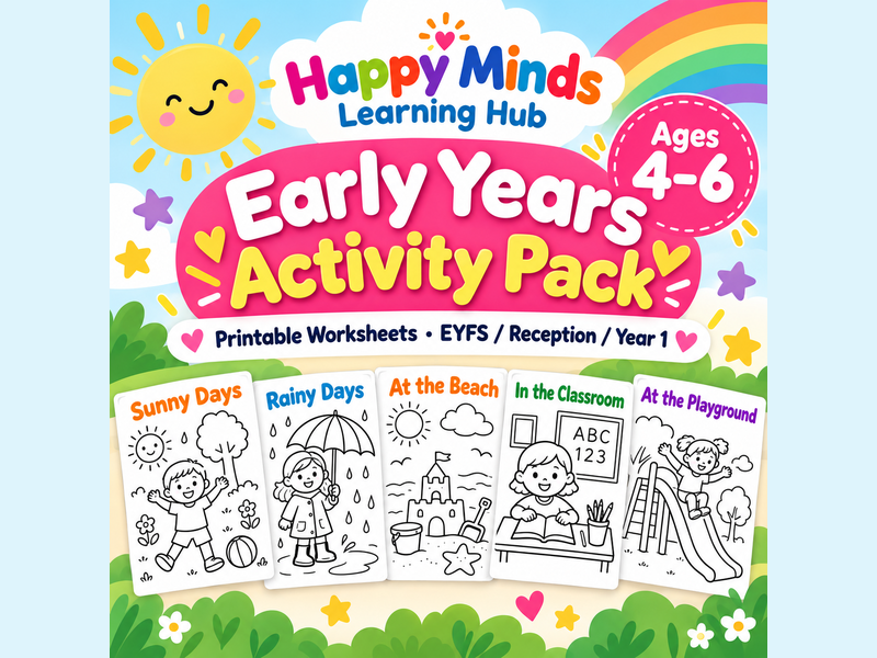 Early Years Reading & Colouring Pack