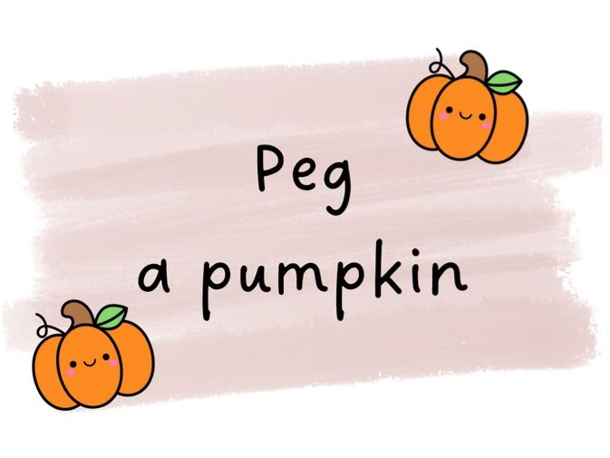 Peg a Pumpkin