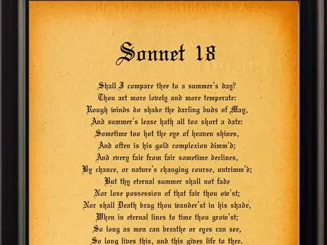 Sonnet 18 Analysis Revision