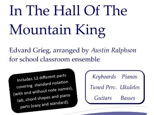 Classroom Performance: In The Hall Of The Mountain King with backing track