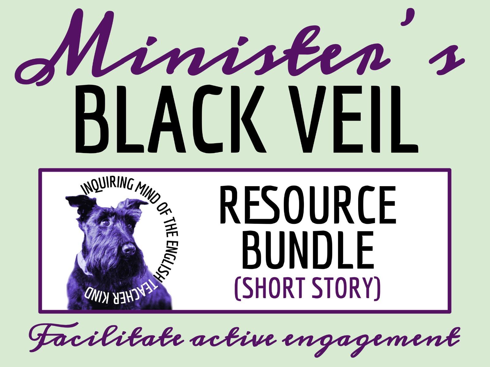 "The Minister's Black Veil" Quiz, Analysis Worksheet, and Vocabulary Games (Bundle)